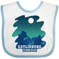 thumbnail image 3 of Inktastic Smoky Mountains Gatlinburg Tennessee with Bear Boys or Girls Baby Bib, 3 of 4