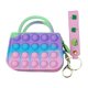 thumbnail image 2 of Bolso de burbujas de presión, juguetes de descompresión de silicona, bolsa de almacenamiento de burbujas de extrusión de doble cara para adultos y niños, 2 of 9