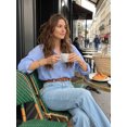 thumbnail image 5 of Punplita Women’s Braided Belt Vintage Brown Belt for Jeans Woven Waist Belt for Casual, 5 of 5