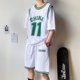 thumbnail image 4 of Un conjunto de ropa de baloncesto para hombre, traje deportivo informal, estilo veraniego, ropa de verano atractiva a juego de moda, 4 of 6