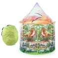 thumbnail image 4 of Tienda de campaña de bricolaje para niños, diseño de dinosaurio HUOGUO, con postes resistentes, 4 of 5