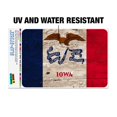 thumbnail image 2 of Rustic Iowa State Flag Distressed USA Home Business Office Sign, 2 of 6