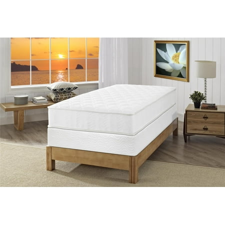 Signature Sleep Gold Triumph 8 Inch Reversible Independently Encased Coil Mattress and Foundation Set