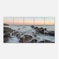 thumbnail image 2 of Rocky Beach with White Waters - Modern Seashore Canvas Art, 2 of 3