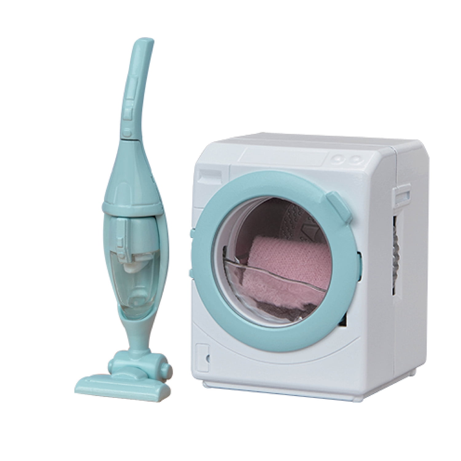 Calico Critters Laundry & Vacuum Cleaner, Dollhouse Furniture and Accessories with Working Features