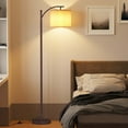 thumbnail image 6 of SUNMORY Arc Floor Lamp,Modern Floor Lamp with 9W 3 Color Temperatures Bulb,Metal Standing Lamps with Adjustable Hanging Lampshade,Tall Floor Lamps for Living Room,Bedroom,Office, 6 of 7