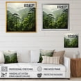 thumbnail image 4 of Designart "Rainforest Serenity Immersed in Jungle Landscape I" Landscapes Wall Art - Tropical Green Jungle Entryway Wall Art, 4 of 6