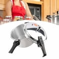 thumbnail image 1 of Pressure Cooker, Large Capacity Aluminium Alloy Stovetop Pressure Cooker Explosion Proof Pressure Canning Pot, Compatible with Gas Stoves, Electric Induction Cookers, 1 of 7