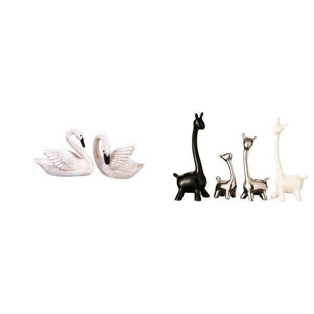 estatua de resina de cisne,Figuras de cisnes,estatuas,decoración para el hogar,bodas y fiestas.,Escultura de resina,adorno artístico,centro de mesa,Estatua de ciervo alce,Estatua de jirafa de