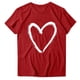 thumbnail image 2 of RKSTN Valentine's Day T Shirts for Women Cotton Oversized Crewneck Heart Graphic Print Short Sleeve Shirt Pullover Tops Womens Casual Valentine Print Round Neck Regular Fits Comfy Summer Tee Shirts, 2 of 9