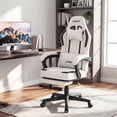 thumbnail image 2 of Gymax Gaming Chair w/ Headrest Reclining Backrest Lumber Support Linkage Armrests, 2 of 10