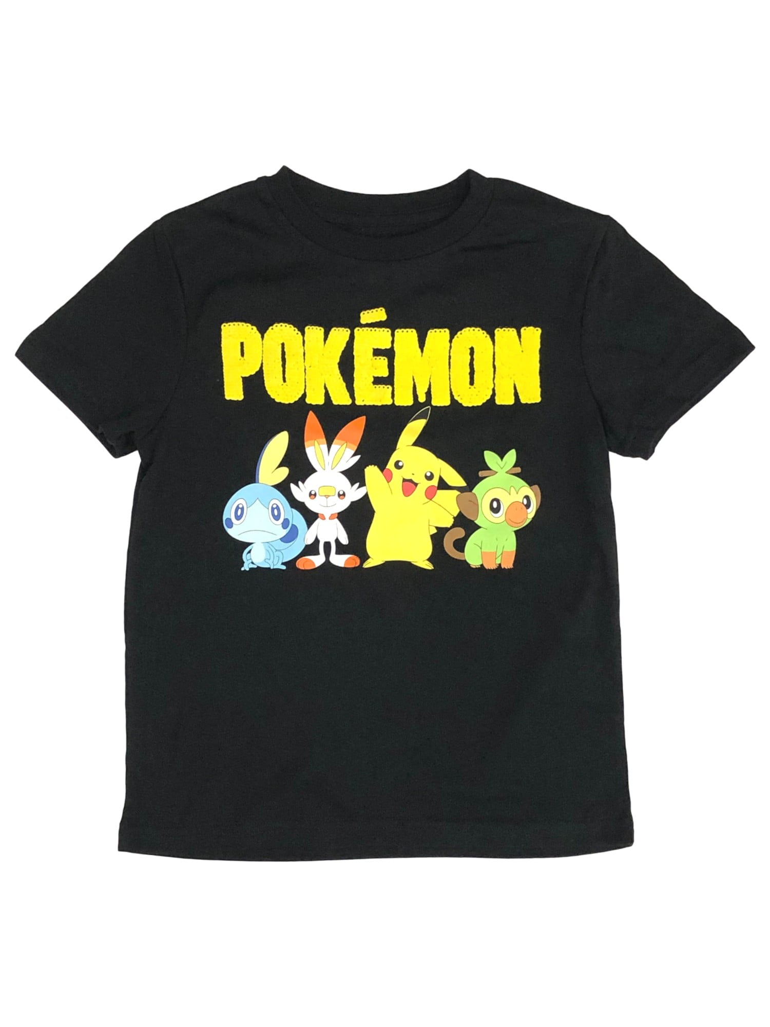 replika Sikker venstre Pokemon Girls Short Sleeve Black Flip Sequin Pikachu T-Shirt Tee Shirt XS  (5/6) - Walmart.com