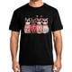 thumbnail image 1 of Camisetas de manga corta con estampado de gatos y corazones para hombre, cuello redondo, para San Valentín, color negro-S, 1 of 8