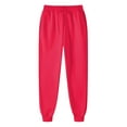 thumbnail image 6 of BODOAO Women's Lounge Sweatpants Baggy Lounge Pants Wide Leg Casual Sweatpants Workout Sweat Pants Fall with Pockets Mens Pants Casual Solid Color Track Cuff Workout Pants with Pocket Red S, 6 of 9