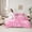 Pink E, variant on Manfei Letter A Monogrammed 7-Piece Twin Bedding Sets,Cartoon Bow Tie Bedding Comforter Set,Chic Starry Night Sheet Sets For Child,Microfiber Room Decorative Reversible