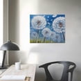 thumbnail image 3 of ONETECH Dandelion Painting Wall Art Canvas Print Picture for Living Room Large White Flower Flora Home Bedroom Decoration Modern Framed Artwork Decor,, 3 of 4