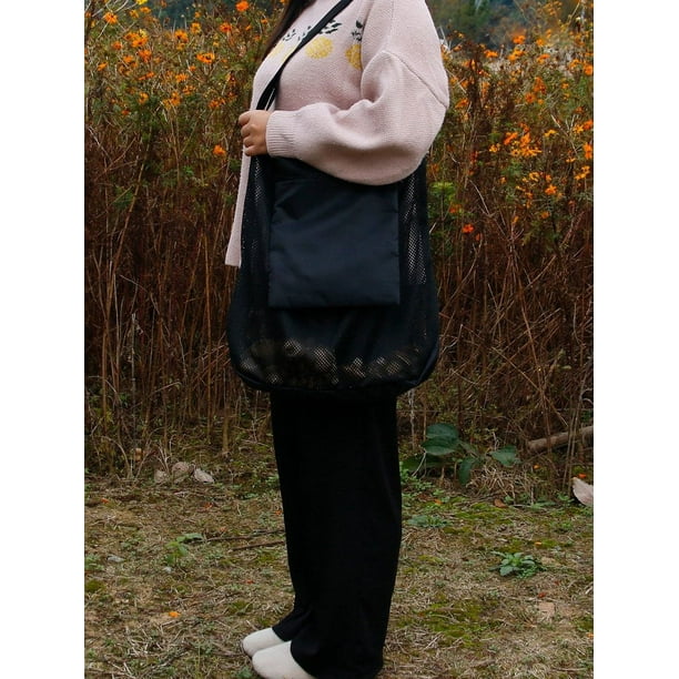 Sac De Chasse Aux Champignons, Sac De Cueillette De Champignons, Sac De Chasse En Maille Respirante Avec Bandoulière Réglable