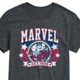 thumbnail image 3 of Marvel - Collegiate Americana - Men's Short Sleeve Graphic Tee, 3 of 5