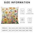 thumbnail image 5 of Creowell  Fall Flowers Home Sweet Home Throw Pillow Covers, Autumn Thanksgiving Harvest Bless This Home Decorations for Sofa Couch，Multi-Size, 5 of 5