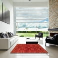 thumbnail image 7 of Ahgly Company Machine Washable Indoor Rectangle Abstract Red Area Rugs, 7' x 9', 7 of 7