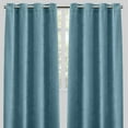 thumbnail image 3 of Rodeo Home  Vargas Luxury Solid Chenille Grommet Curtains (Set of 2) - 54" x 96" - 54" x 96" Beige, 3 of 5