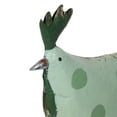 thumbnail image 4 of Alpine Corporation Metal Polka Dot Hen Decor Green Iron Decoration, 1.8 lbs, 4 of 12
