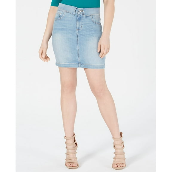 Guess Denim Foldover Skirt Billie Wash XS