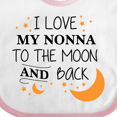thumbnail image 4 of Inktastic I Love My Nonna to the Moon and Back Boys or Girls Baby Bib, 4 of 4
