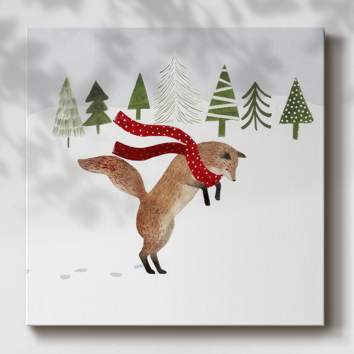 Woodland Christmas III- Gallery Wrapped Canvas