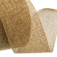 thumbnail image 3 of Uxcell Burlap Ribbon, Polyester Ribbon for Gift Wrapping Home Wedding Decor Chocolate, 3 of 5