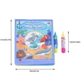 thumbnail image 1 of Libro de tela para bebé, bebé, niños, dibujo al agua, dibujo, pintura, libro de tela, pintura, juguetes creados magistralmente, 1 of 8
