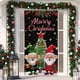 thumbnail image 5 of Decoraciones de Navidad Decoración de Puerta de Navidad de 6.66x2.99 Pies con Entrega de Regalo de Papá Noel, Fondo de la Atmósfera Festiva de la Fiesta Decoraciones de Navidad de Interior, 5 of 6