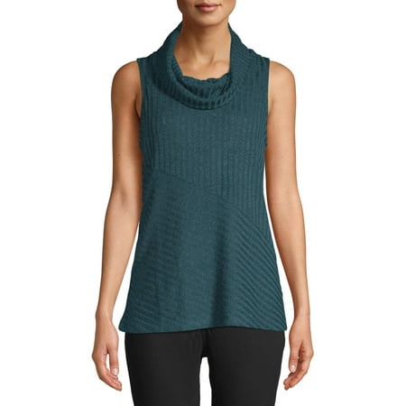 Women's Sleeveless Turtleneck Sweater