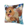 thumbnail image 2 of Kawaii Cute Eevee Throw Pillow Case Shell Soft Pillowcase Throw Covers For Couch Sofa Home Decoration, 2 of 9