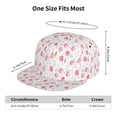 thumbnail image 6 of Fotbe Tulips Flowers Flat Bill Visor Cap Classic Snapback Hat Polyester Foam Trucker Hat Trucker Cap Adjustable Baseball Cap, 6 of 9