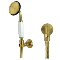 Kingston Brass KX10207SE Vintage Hand Shower Kit, Brushed Brass