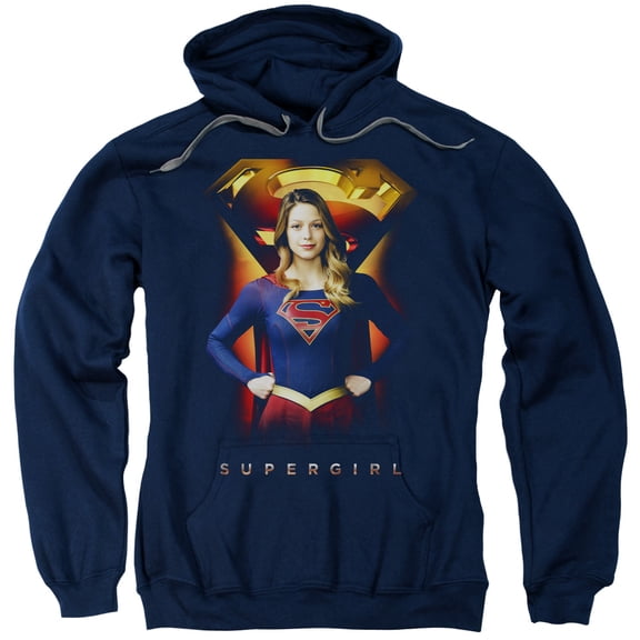 Supergirl - Standing Symbol - Pull-Over Hoodie - X-Large