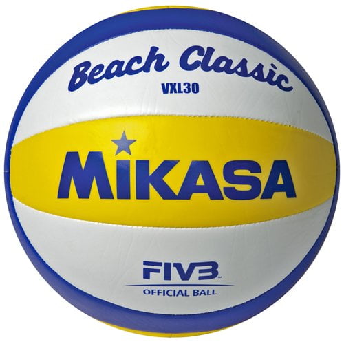 Mikasa Official Olympic Beach Classic Volleyball BLUE YELLOW WHITE SIZE 5 OFFICIAL