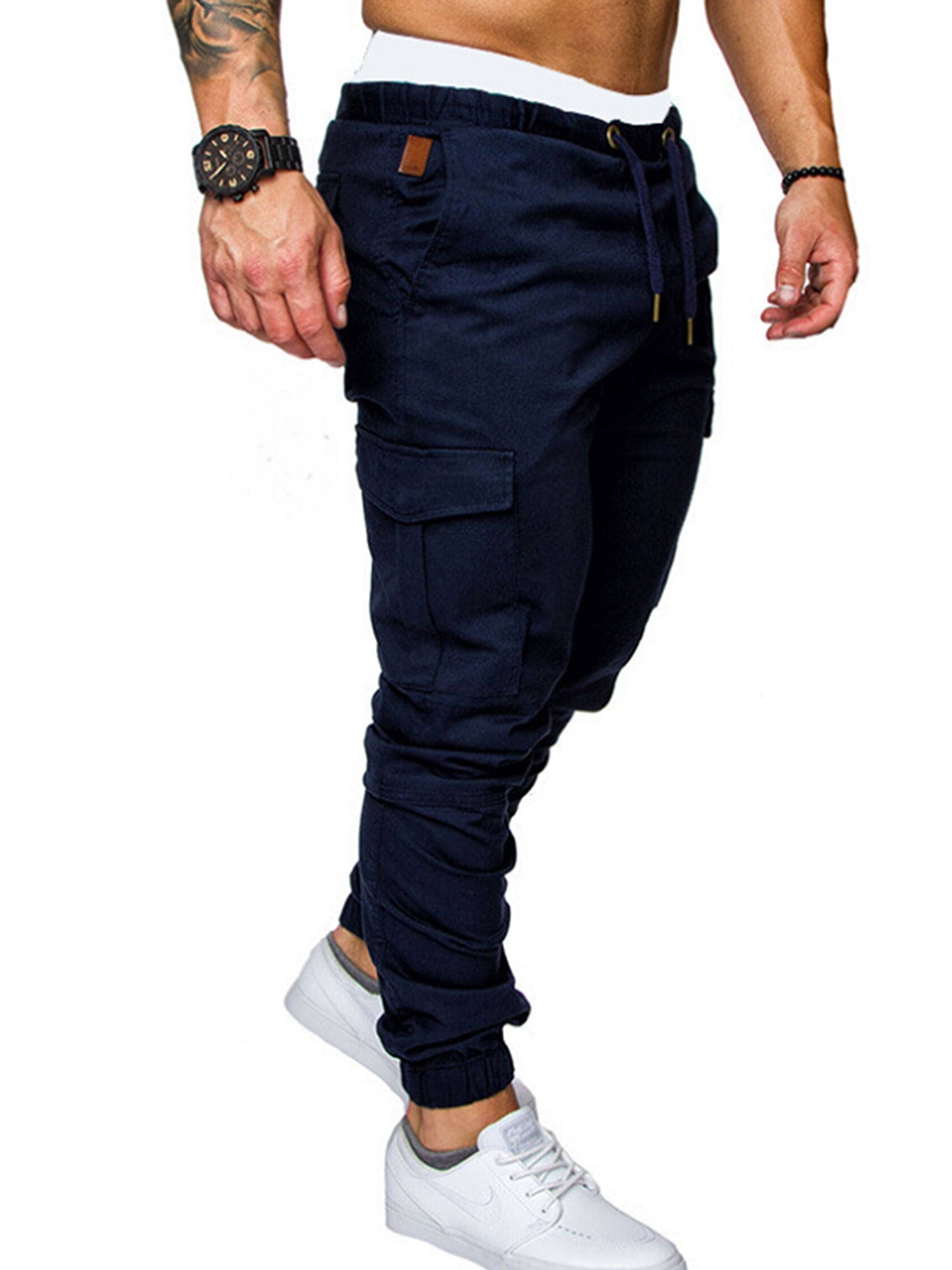 Izhansean Men's Slim Fit Urban Straight 
