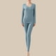 thumbnail image 1 of Conjuntos de ropa interior térmica para mujer, traje grueso y cálido para mantener el calor en invierno, ropa interior térmica para mujer, tops de poliéster para mujer, 1 of 3