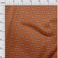 thumbnail image 2 of oneOone Polyester Lycra Fabric Leaves & Floral Block Print Fabric BTY 56 Inch Wide, 2 of 5