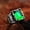 Emerald, variant on Men's Titanium Steel Crown Ring European Retro Design and Personality Statement Ring for Him Band Jewelry with Ruby Black Onyx Emerald Sapphire Inlay