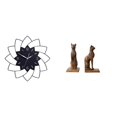 thumbnail image 1 of Reloj de pared grande,Reloj de pared acrílico silencioso,sin tictac,Reloj de pared grande para oficina,silencioso,fácil de leer y sencillo.,Figura de mesa,Sujetalibros con forma de gato para, 1 of 7