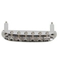 thumbnail image 4 of Guitars Bridges Tailpiece, Electric Guitar Bridge Pretty Design Easy Tuning Metal  For Jazzmaster Silver, 4 of 8