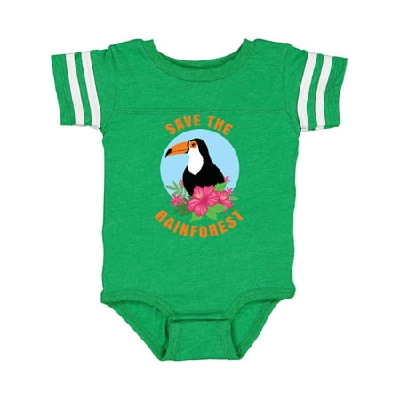 

Inktastic Save the Rainforest Toucan Illustration Gift Baby Boy or Baby Girl Bodysuit