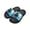 Black Cat & Goldfish in Water Pattern, variant on Kids Cartoon Space Slides - Non-Slip Lightweight EVA Sandals with Planet & Rocket Print - Perfect for Beach, Pool & Indoor Play