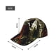 thumbnail image 3 of Gorra de béisbol ajustable de algodón con luz LED, sombrero con faro (camuflaje), 3 of 14