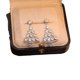 thumbnail image 5 of Pendientes De Árbol De Navidad Para Mujer Pendientes De Aguja De Plata 925 Con, 5 of 5