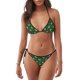 thumbnail image 1 of Balery green Christmas Element Pijama Estampado Bikini de Dos Piezas para Mujer - Conjunto de Bikini Ajustable Sexy y Cómodo para Playa, 1 of 6
