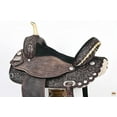 thumbnail image 4 of 15 In Flex Tree Western Horse Saddle American Leather Trail Barrel By Hilason, 4 of 7